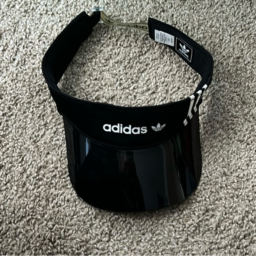 Adidas Black Sports Visor